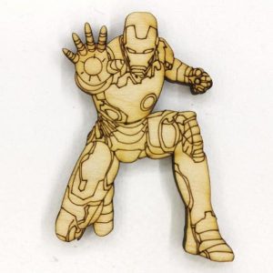 Πλάτη λαμπάδας 30 εκ. IRON MAN