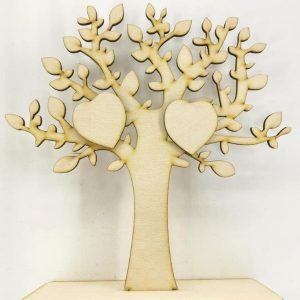 Σταντ ξύλινο 20 εκ. Δέντρο καρδιές