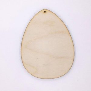 Ξύλινη πλάτη αυγό 12 εκ.