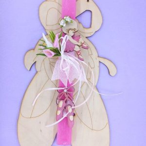 Λαμπάδα αρωματική 30 εκ. με πλάτη (Πουεντ)