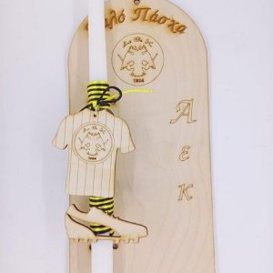 Λαμπάδα αρωματική 30 εκ. με πλάτη (Ομάδα)