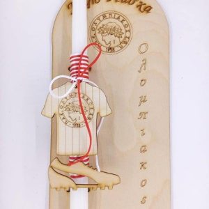 Λαμπάδα αρωματική 30 εκ. με πλάτη (Ομάδα)