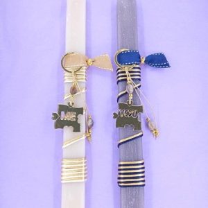 Σετ λαμπάδα αρωματική 30 εκ.