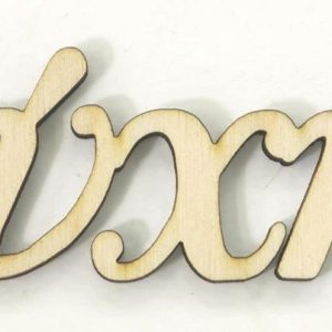 τύχη ξύλινο  6 εκ.