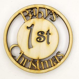 Ξύλινο στρόγγυλο με ευχές  10 εκ.