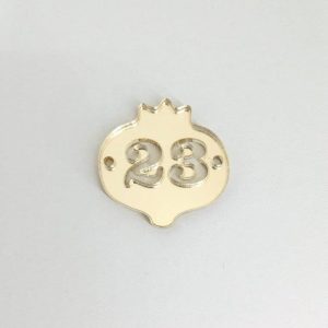 Plexiglass καθρέφτης χρυσό ρόδι 3 εκ.