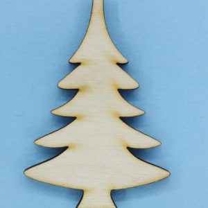 Ξύλινο Χειστουγεννιάτικο δέντρο 8 εκ.