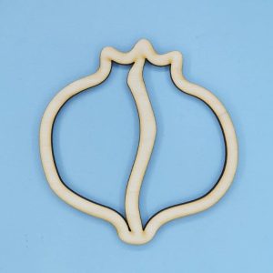 Ξύλινο ρόδι,  13 εκ.