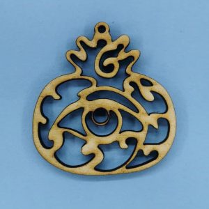 Ξύλινο ρόδι 8 εκ.