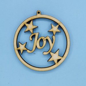 Ξύλινο στρόγγυλο 7 εκ. (Joy)