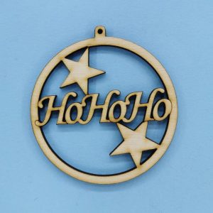 Ξύλινο στρόγγυλο 7 εκ. (HoHoHo)