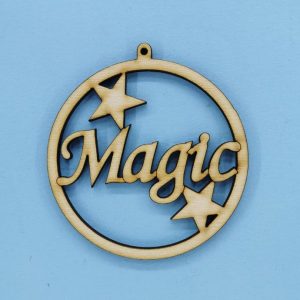 Ξύλινο στρόγγυλο 7 εκ. (Magic)