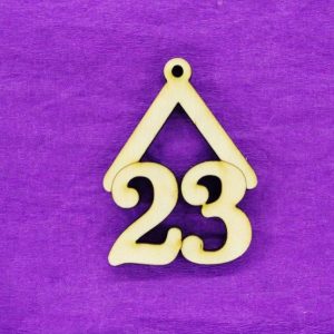 Ξύλινο τρίγωνο  5 εκ.