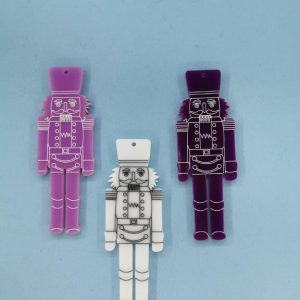 Plexiglass στολίδι 8 εκ.