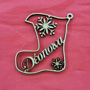 Ξύλινο στολίδι 8 εκ.