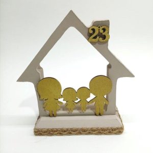 Γούρι ξύλινο 20 cm