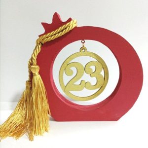 Γούρι ξύλινο 16 cm