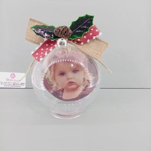 Μπάλα plexiglass 10 εκ. εκτύπωση φωτογραφίας σε στοιχείο από plexiglass (φωτογραφία επιλογής σας)