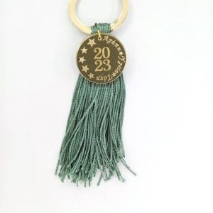 Γούρι plexiglass καθρέφτης χρυσός