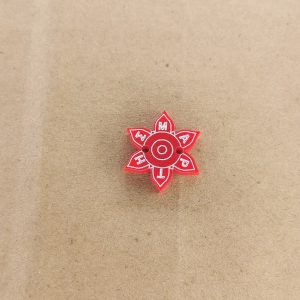 Λουλουδ. ματι στρογ. κοκκιν 2.50εκ 2σετ