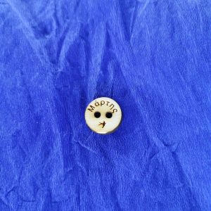 Κουμπι ξυλο χελιδον.2εκ. 2σετ