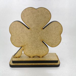 mdf τριφύλλι διπλη βαση 10εκ.