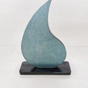 mdf φλόγα 12εκ.βαμμένο μεταλλικό χρώμα 6mm - Image 3