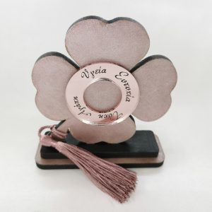 Τριφύλλι γούρι  διπλη βάση 10εκ. - Image 4