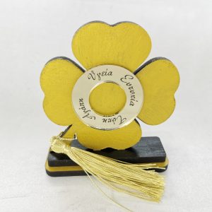 Τριφύλλι γούρι  διπλη βάση 10εκ. - Image 6