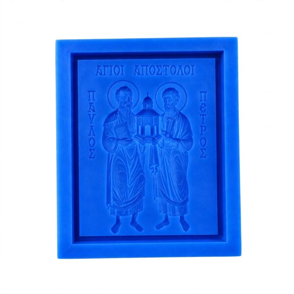 Καλούπι σιλικόνης Άγιοι Απόστολοι 16x13cm λευκό φόντο